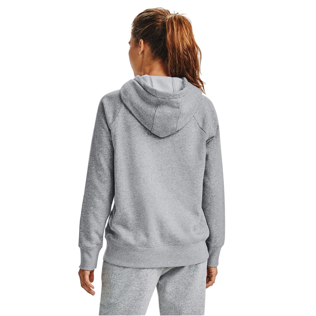 Under Armour Rival Fleece Logo Hoodie, Womens grey Sweatshirt