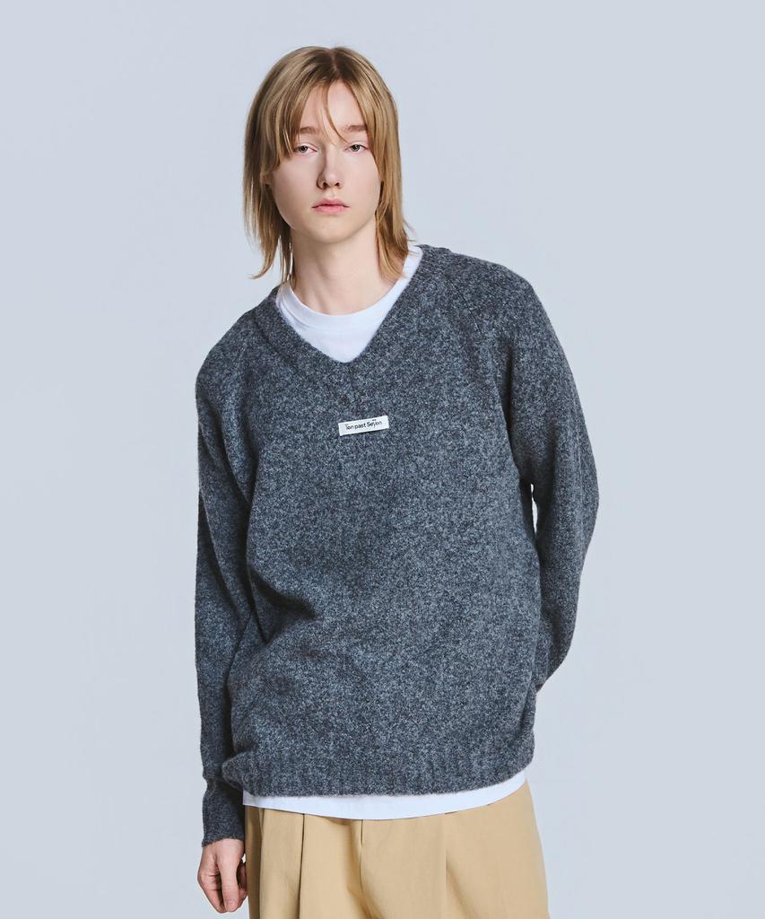 TEN PAST SEVEN Basic Label Knit - Gray