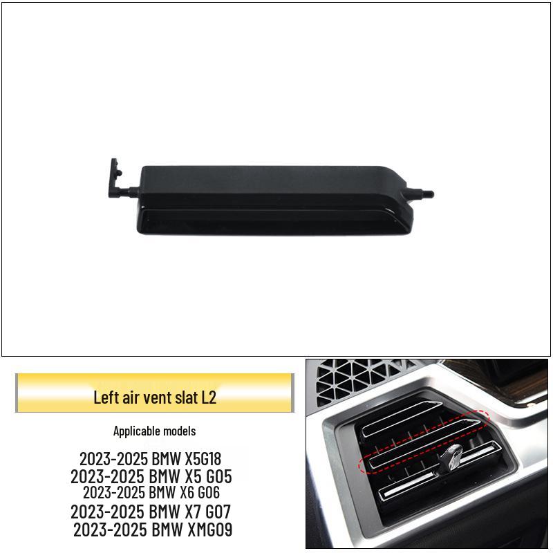 Комплект для ремонта воздуховодов BMW X5/X6/X7: Вал ручки регулировки и рамка панели