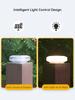 30Led Solar Pillar Light, Post Caps Lights, Waterproof Fence Post Lamp Outdoor, for Garden Wooden Post Lawn Camping Summer Decor