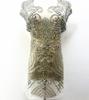 2026 LY New Rhinestone Bodice Applique Bridal for Prom Dress  Applique with Tassel Tag Chain Strap for Night Party
