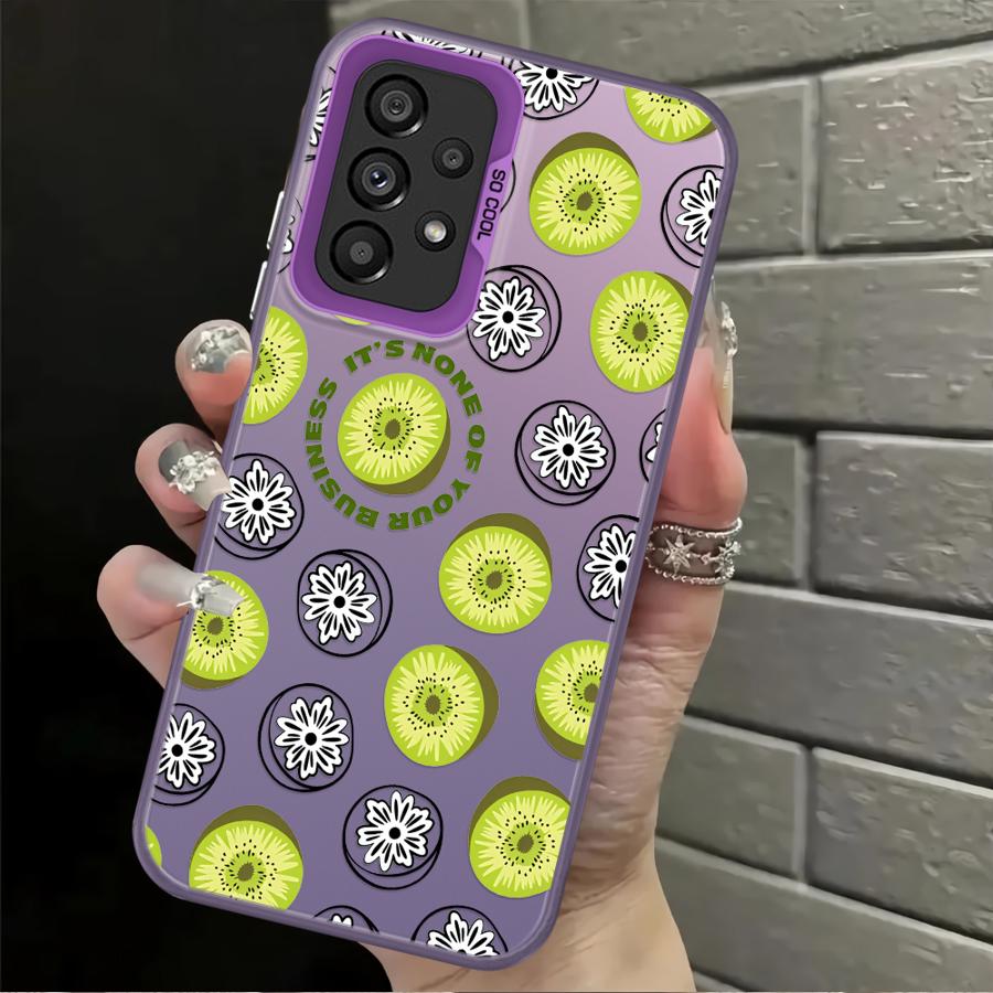 Чехол для Samsung Galaxy A31 A13 A14 A34 A15 A16 A21s A23 A35 A12 A24 A25 A17 A20s A26 Чехол для телефона Вкусные фрукты