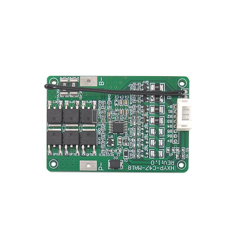Плата защиты BMS 4S/5S/6S/7S 16.8V 21V 20A для литий-ионных аккумуляторов 18650 Li-ion Lmo Ternary, Зарядное устройство, Защита от перегрузки, Балансировка и защита от температуры