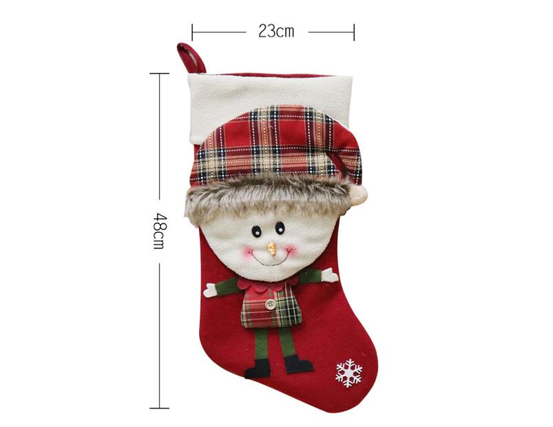 Christmas New Style Creative Christmas Socks Gift Bag Christmas Tree Pendant Christmas Decoration For Christmas Party Decorating