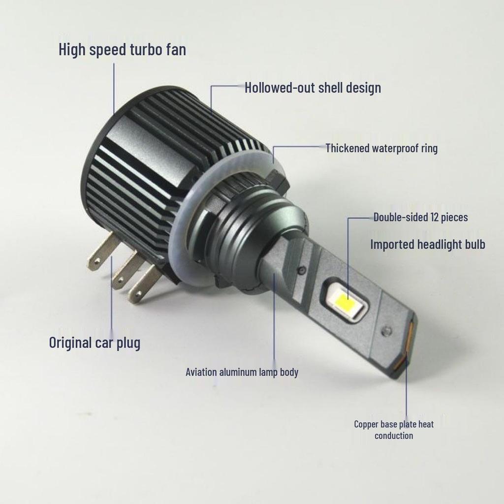 Volkswagen Golf 7 LED Headlight H15 High Beam Bulb for Sportsvan, Touran, Touareg