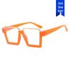 Kodon Trendy Hip Hop Flat Lens Anti-Blue Light Large Frame Eyeglasses