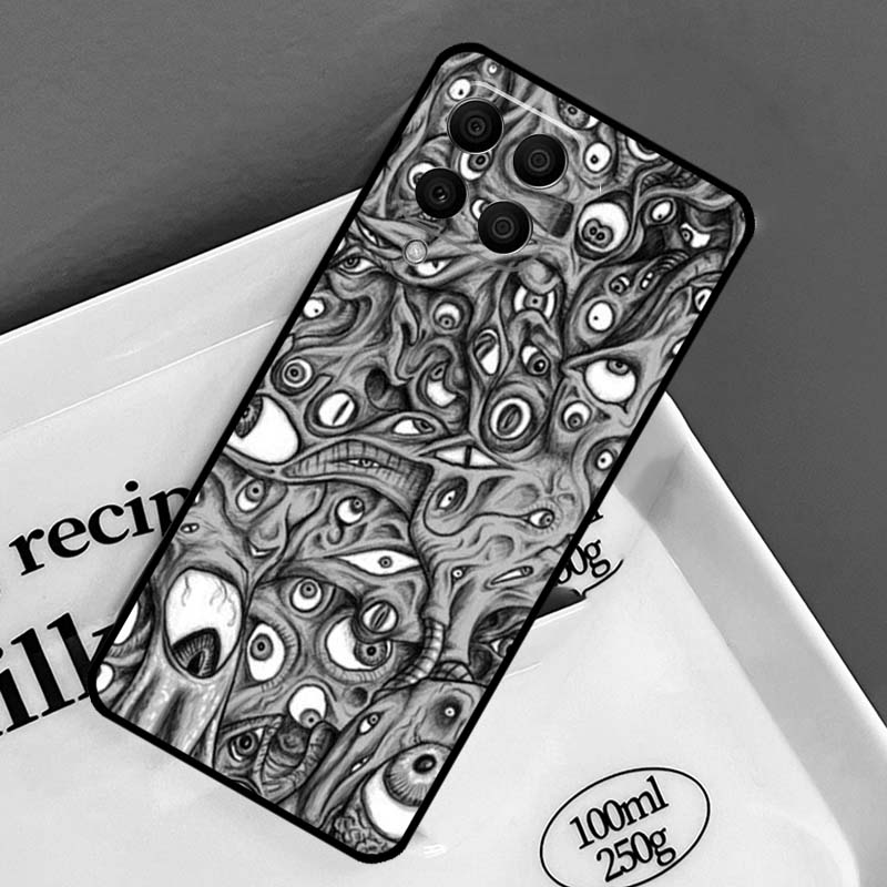 Чехол 'Страшное Лицо Глаза' для Samsung Galaxy M14 M34 M54 M56 M16 M36 M13 M15 M35 M55 M11 M31 M53 M51 M12 M32 M52
