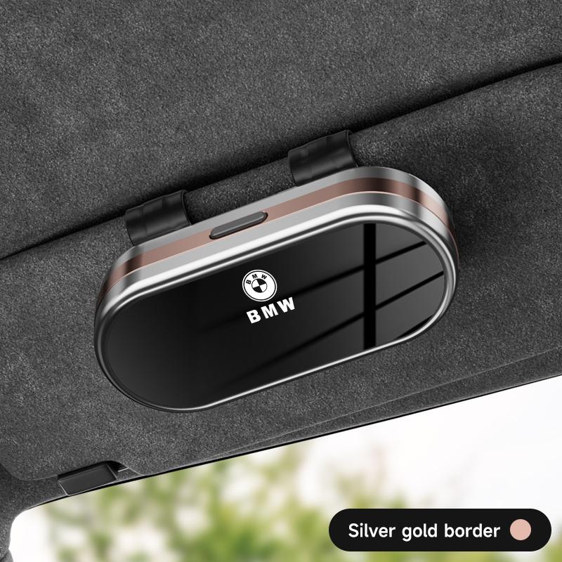 ZWVP7 Car Visor Sunglasses Car Glasses Case Glasses Clip Box Accessories Stickers For BMW G80 G06 G07 G42 G14 G15 G16 F82 F20 F21 F83