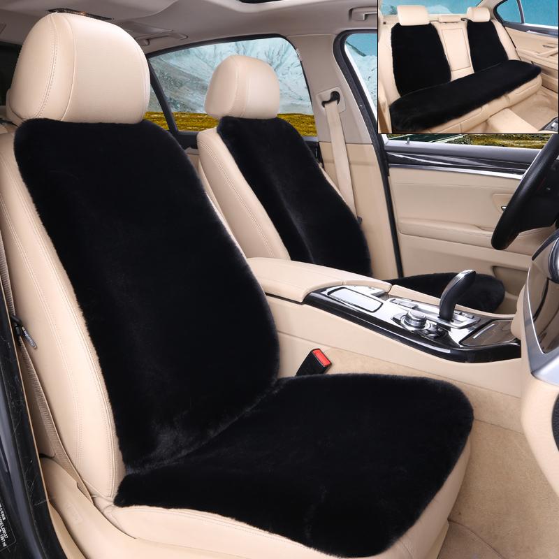 7 шт., защитные чехлы для автомобильных сидений, искусственные плюшевые теплые чехлы для салона автомобиля, автомобильные чехлы на подушки, универсальные чехлы на 5 сидений