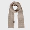 Women's Extra-Long Thick Knitted Scarf: High-End, Versatile, Warm, Cold-Proof, Solid Color Shawl for Winter Neck Protection