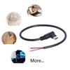 Прямой USB C кабель питания, 2 шт., USB C (папа) на оголенные провода, 30 см, 20 AWG, DIY пигтейл для 5В маломощных устройств, без передачи данных