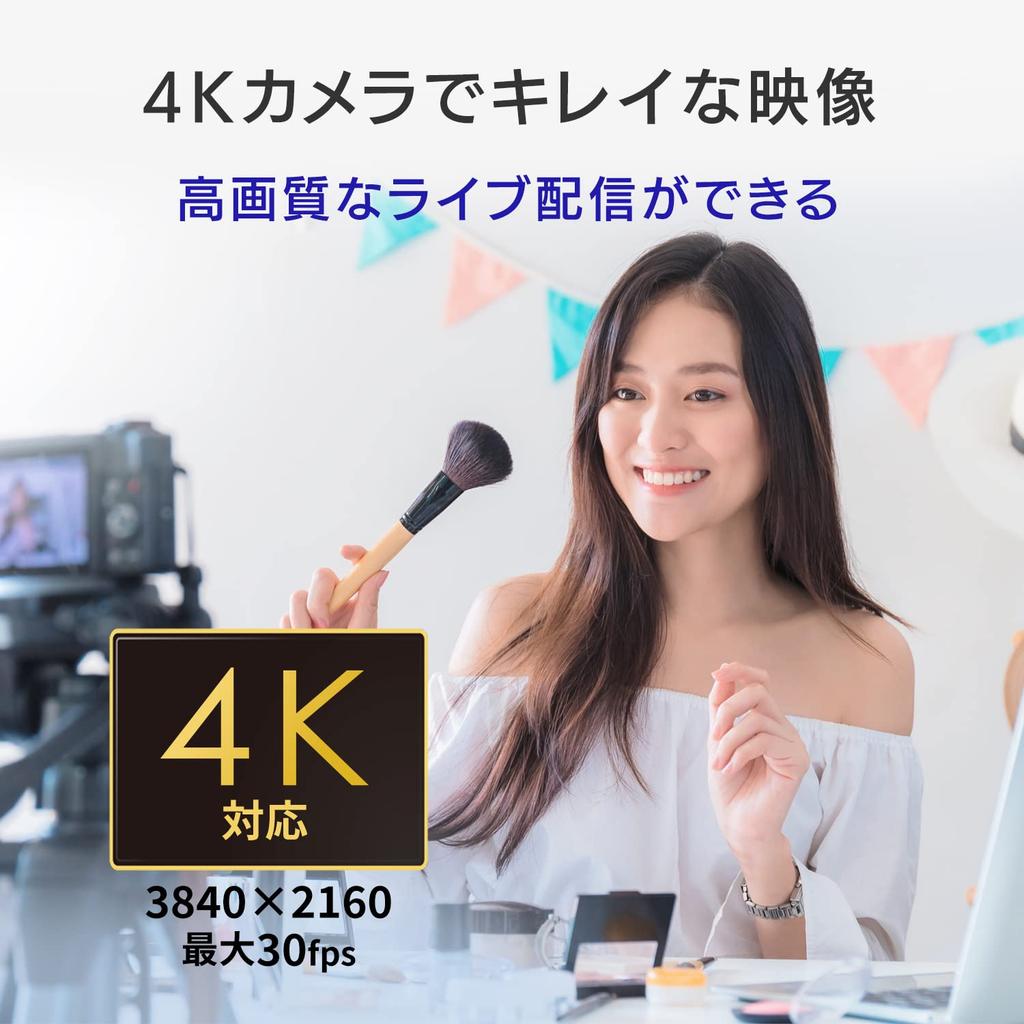 IODATA USB HDMI Преобразователь 4K Совместимость с UVC для японского адаптера, Захват, DSLR/Видеокамеры, Windows/Mac, Производитель, GV-HUVC/4KV
