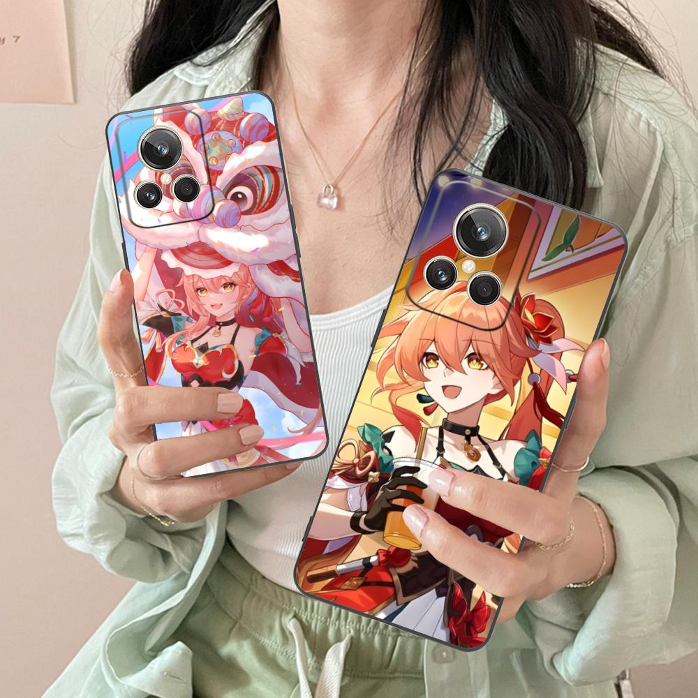 HSR Guinaifen Матовый ТПУ Чехол для Мобильного Телефона для Realme GT 8 Neo Pro C75 73 71 C67 65 C55 53 C35 31 C20 15 Цветная Крышка