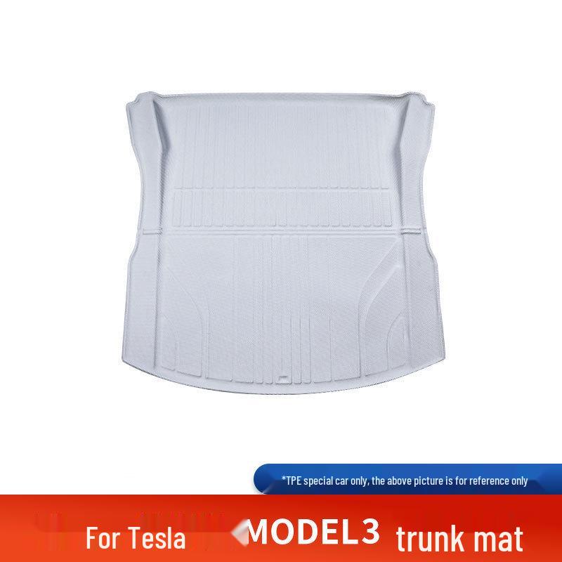 Custom TPE Floor and Trunk Mats for Tesla Model 3 Refresh Edition (Compatible with 25 Models)