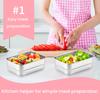 Контейнеры для хранения продуктов с крышками, нержавеющая сталь, ланч-бокс, герметичные