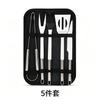 Outdoor BBQ Tool Set Portable Oxford Bag BBQ Multifunctional Stainless Steel BBQ Tool Set