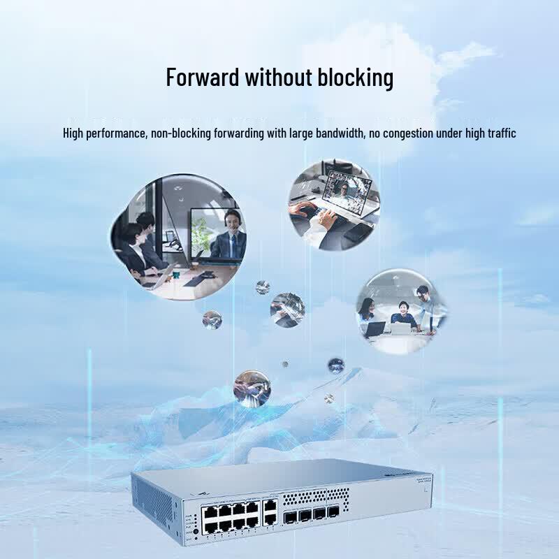 HUAWEI Kunling S310S-8P4JX 8-Port 10G Managed Layer 3 Switch