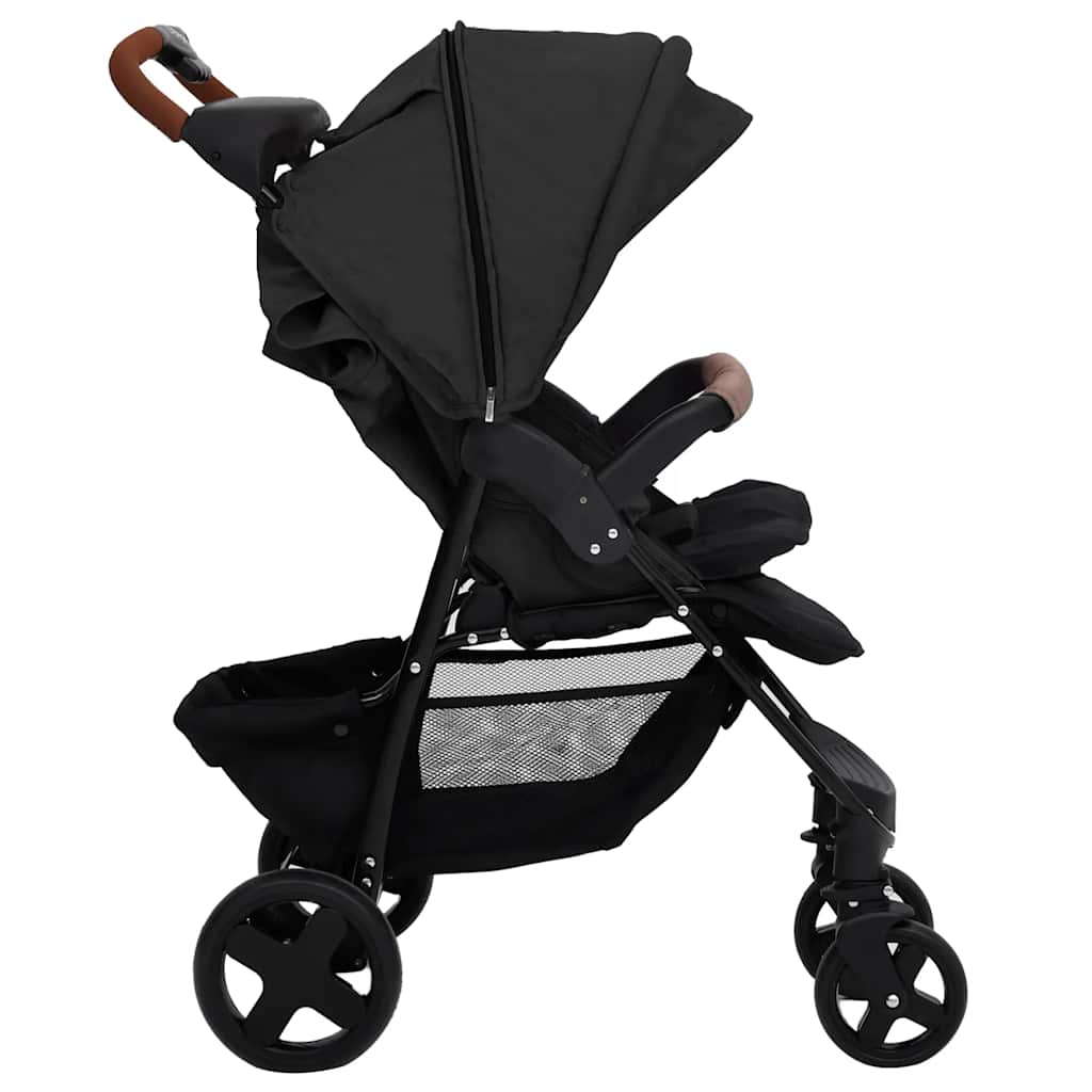 3 in 1 Stroller Anthracite Steel