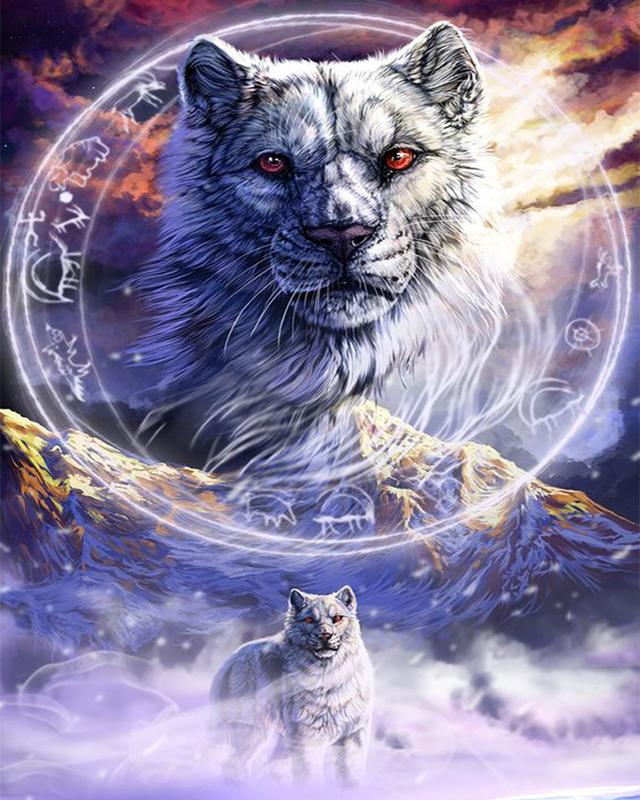 5D алмазная живопись волк полный квадратный круглый художественный горный хрусталь Алмазная вышивка животное Ловец снов мозаика вышивка крестиком домашний декор