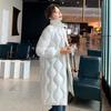 Fashion New Autumn Winter Black Cotton-padded Warm Loose Jacket Woman's Parkas Long Sleeve Solid Color Street All-match Coat