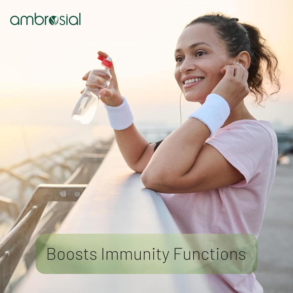 AMBROSIAL Gokshura Таблетки Tribulus Terrestris Высокая концентрация Gokshura 500 мг Каждая капсула (Упаковка 1-60 капсул)