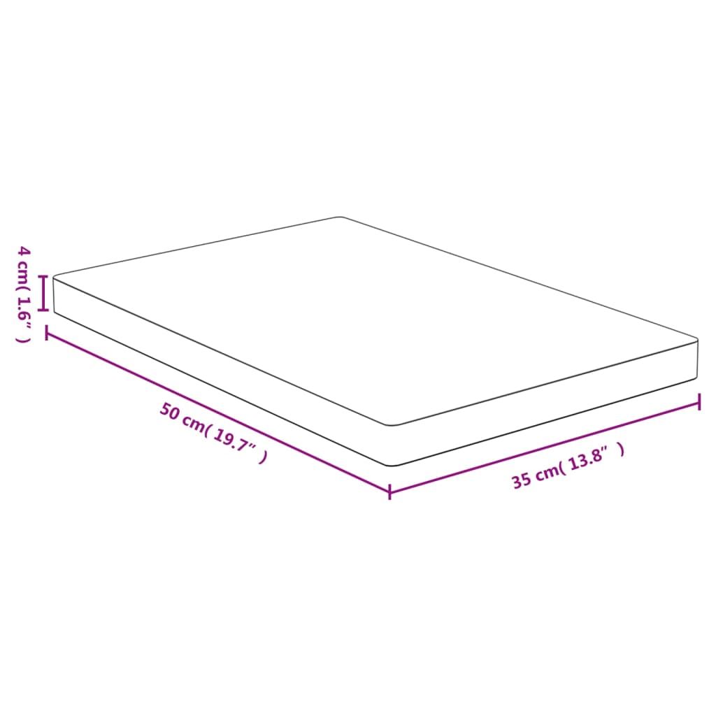 Cutting Board 35x50x4 cm Bamboo