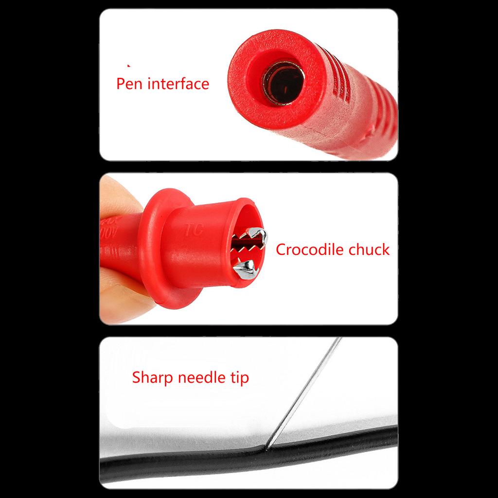 Щуп для прокалывания провода, зажим для прокалывания изоляции для тестирования мультиметра, вольтметра, термометра