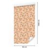 Foxes Cream and Peach Wallpaper for Living Room and Bedroom 50x1000