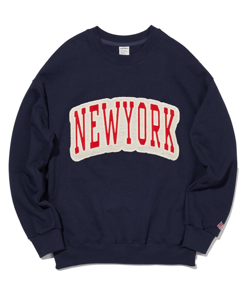 PAPERBOY Chain New York Sweatshirt - Navy