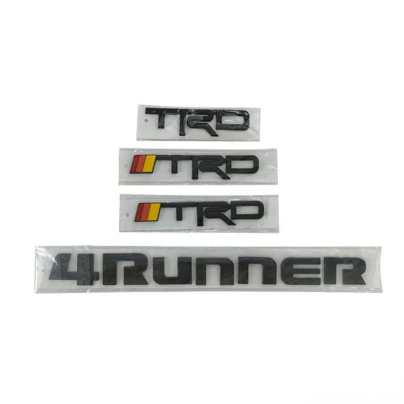 Car Stickers Auto Badge Emblem 4RUNNER TRD OFF ROAD Decals for Toyota Tundra Prado Corolla Highlander Venza Hiace Previa SEQUOIA GE6