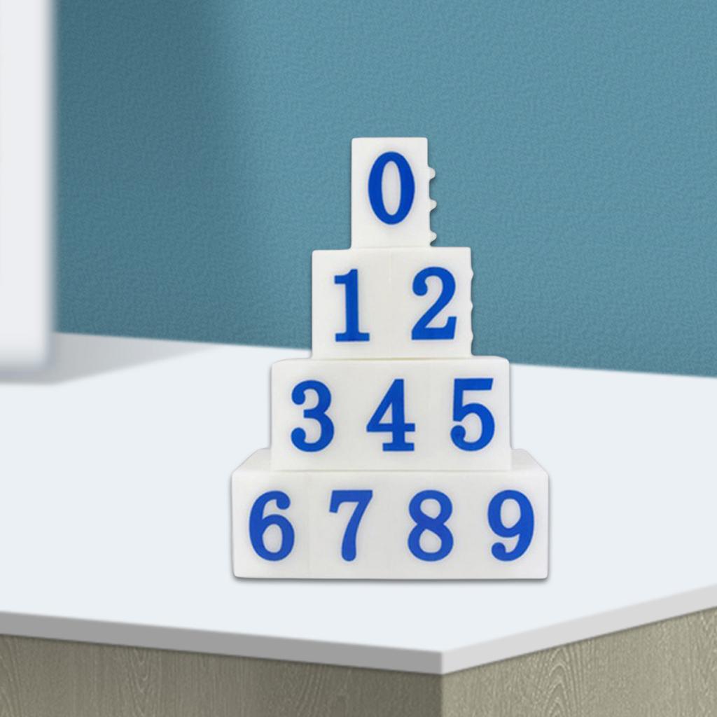 10Pcs Detachable Number Stamp Digital Stamp From 0 To 9 Number Stamp For Card Making Scrapbooking Journaling Teaching