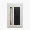 PARKER Ballpoint Pen IM Monochrome Champagne CHT Medium Point with Pen Sheath Gift Box Set Regular Import 2173273 V1d Oil-based