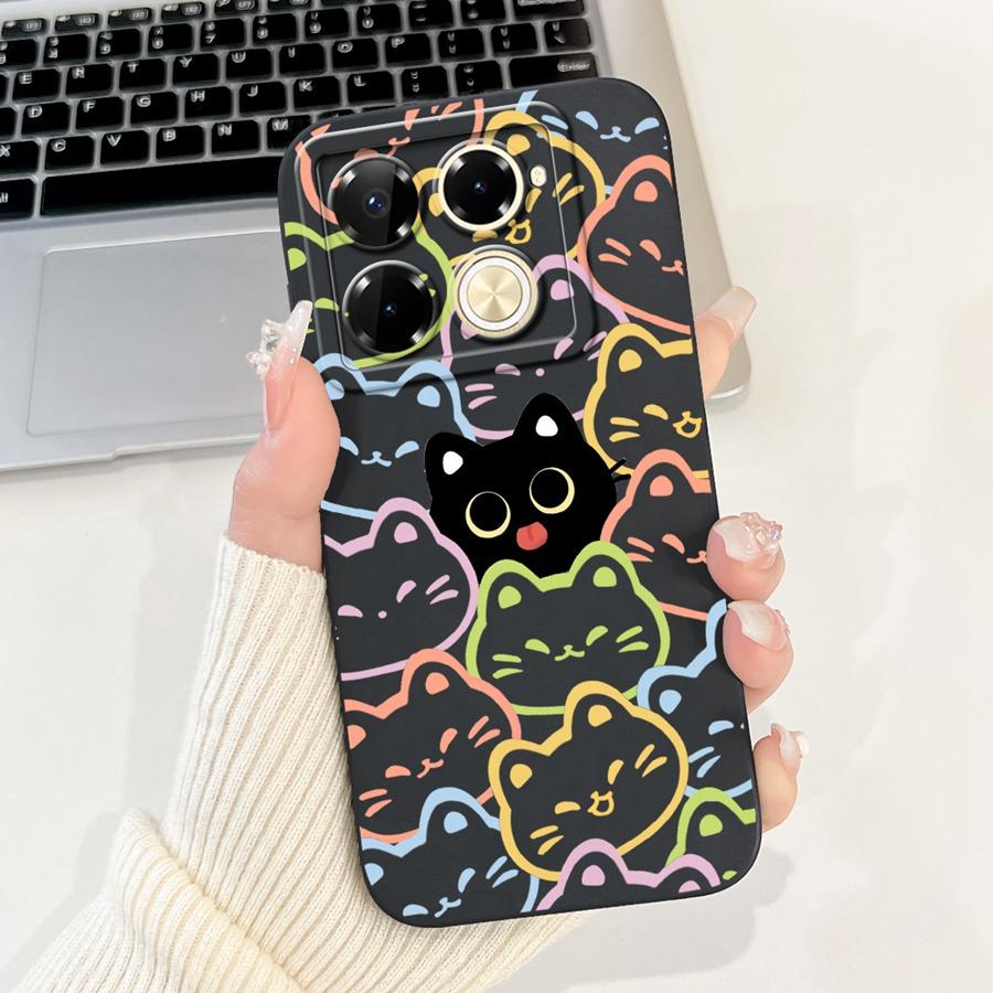 Чехол для Infinix Note 40 Pro Plus Note40 X6853 Чехол Цветок Мягкий Силикон Funda для infinix Note 40Pro X6852 Ударопрочный Capa