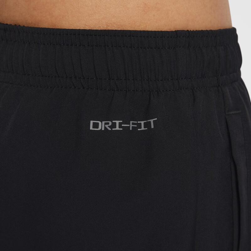 Nike Challenger Dri-Fit Flash Простые Быстросохнущие Тканые На шнуровке Спортивные Длинные Штаны Мужские низ Черный Серебристый IB3775-010