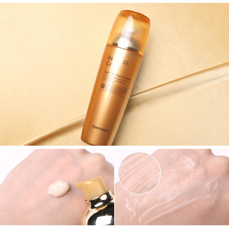 Tonymoly Intense Care Gold 24K Улиточная эмульсия 140мл