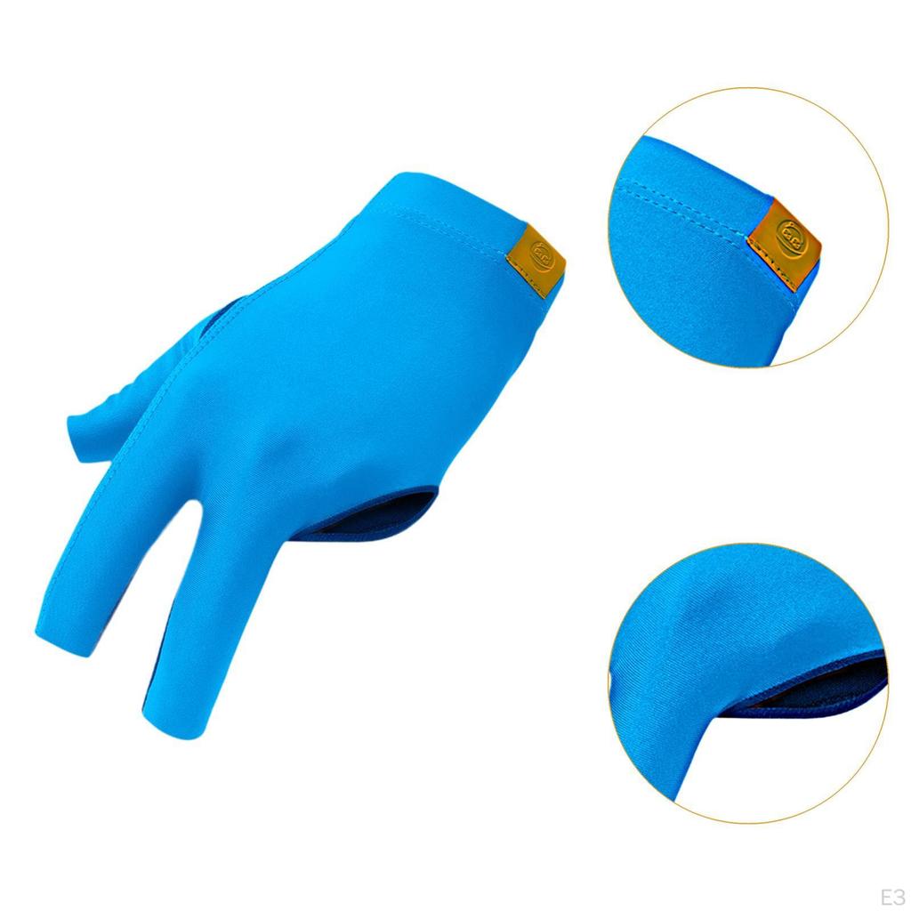 Перчатка для пула с тремя пальцами, износостойкая, не для бильярда, кий, пригодный для ношения женщинами