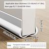 Eonomic PVC Flexible Door Bottom Sealing Strip Under Door Draft Stopper Sealing Strip OundProof Gasket Weatherstrip Draft Guard