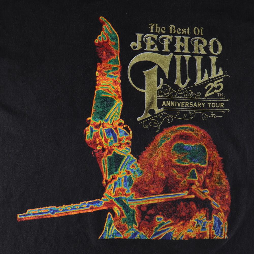 Jethro Tull Лучшее 25-летний юбилейный тур Черная хлопковая футболка S-234XL E262 Унисекс футболка
