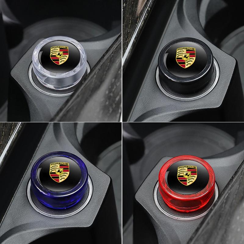 Пластиковая крышка прикуривателя автомобиля ABS, пылезащитная декоративная заглушка для Porsche Cayenne Panamera Macan 911 718 Taycan Boxster Cayman 918