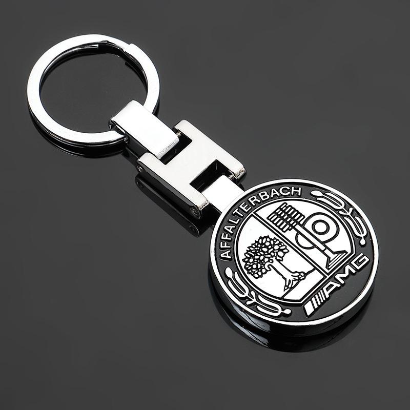 XUV2  1PCS High Quality Metal Car Logo Keychain For Mercedes Benz AMG W205 C300 W203 W206 W169 W176 LKYSH-BECHI Interior Mouldings