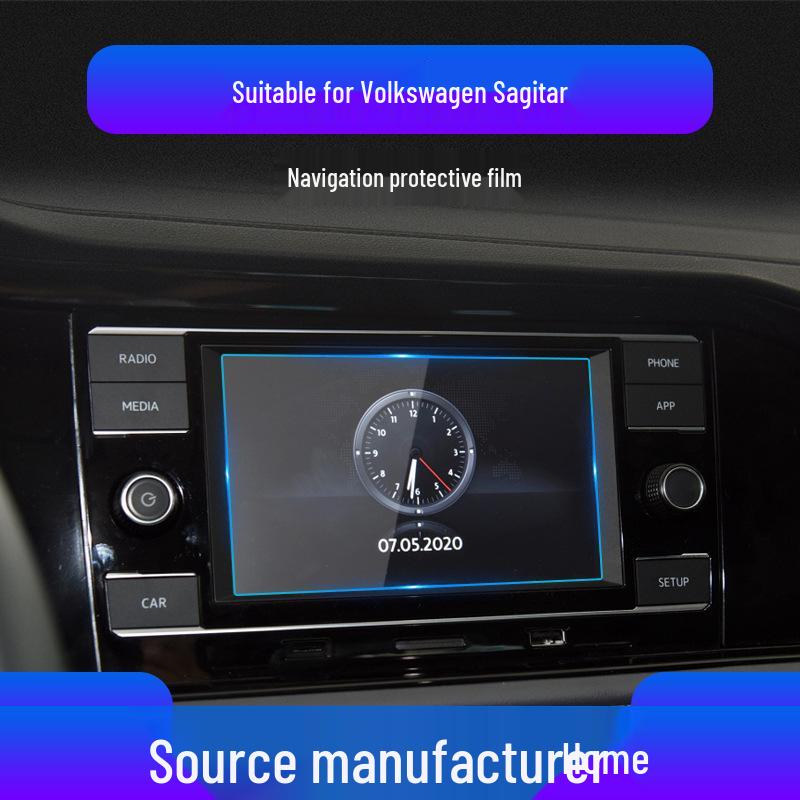 Защитное стекло для экрана Volkswagen Sagitar: Закаленное стекло против царапин для навигации и центральной консоли.