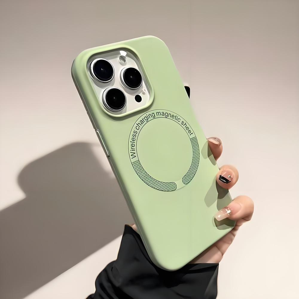 Чехол MagSafe Liquid Silicone для телефона Apple iPhone 16Promax — мягкий силиконовый чехол, устойчивый к падениям, для Apple iPhone 16/15/14/13/12/Pro/Promax