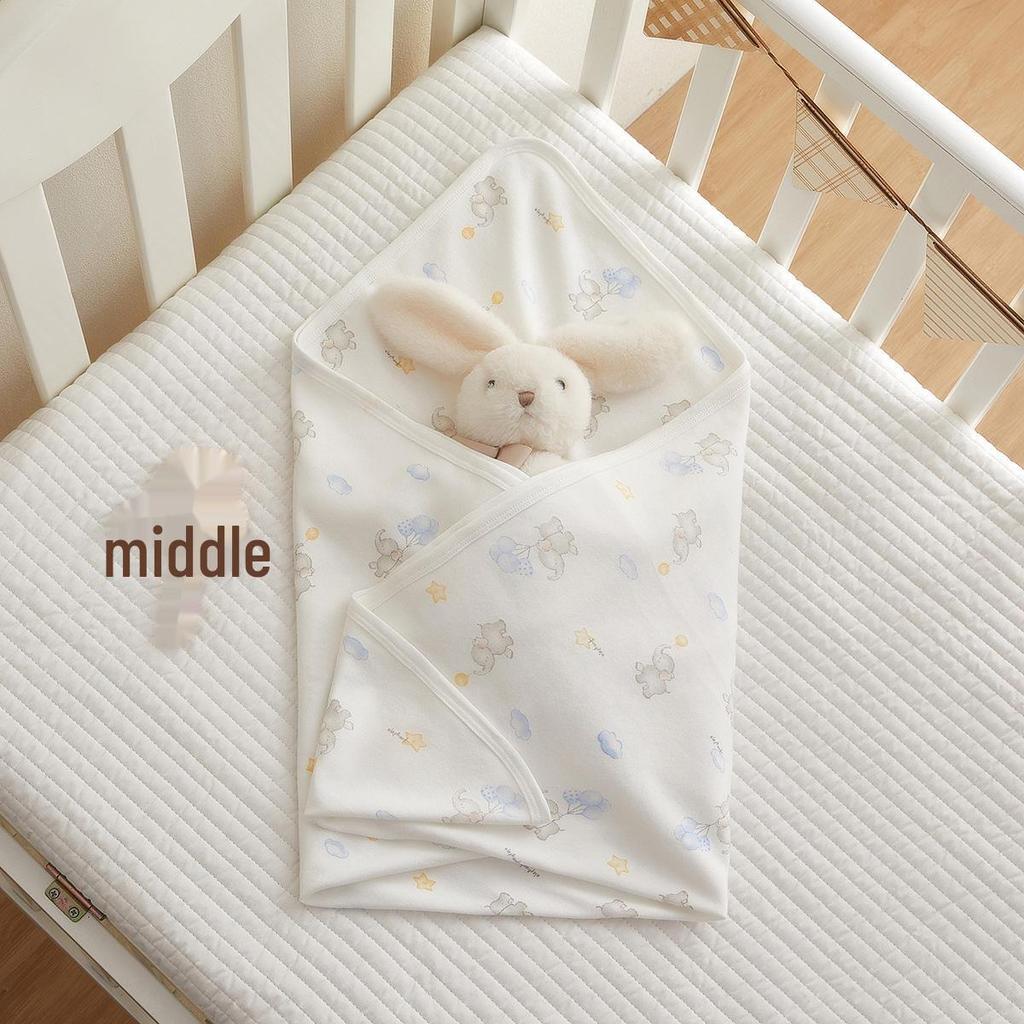 Детское одеяло класса А из чистого хлопка для новорожденных на осень и зиму