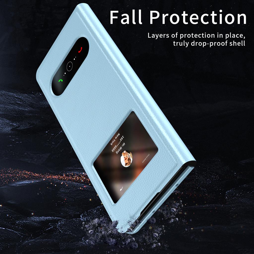 Кожаный деловой чехол с защитой от падения для Samsung Galaxy Z Fold4 5g Fold 4 Fold2 Fold3 Fold 3 2, чехлы для Samsung Z Fold4