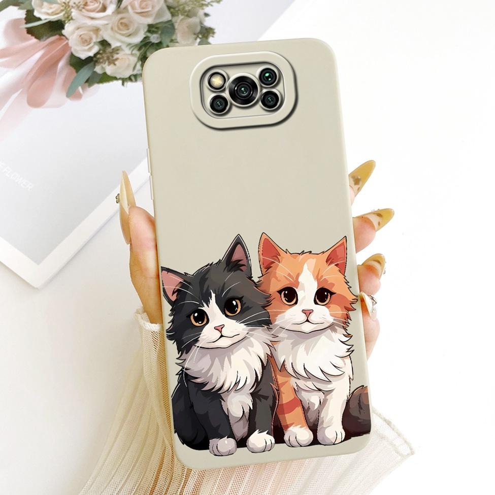 Чехол для Xiaomi Poco X3 Чехол для Xiaomi Poco X3 NFC Модный Мультяшный Милый Забавный Расписной Силиконовый Чехол для Телефона