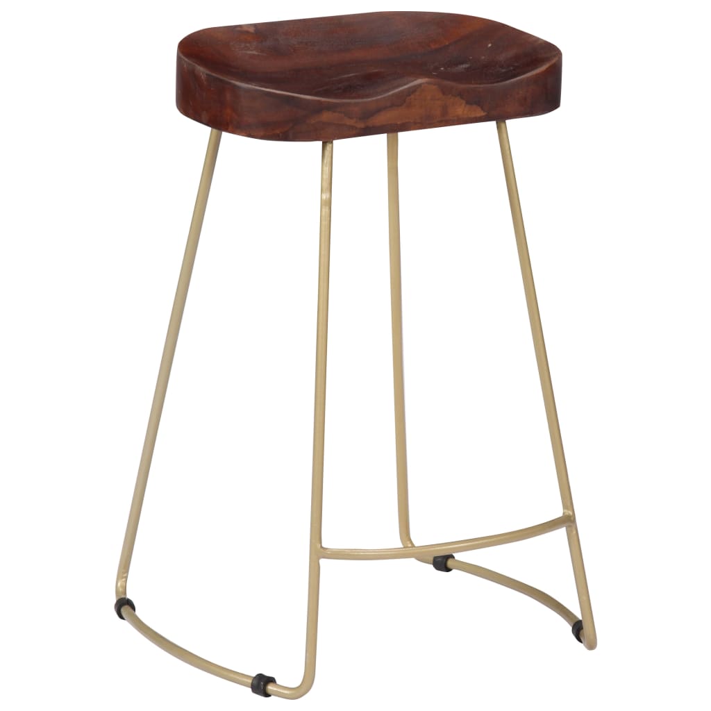 Gavin Bar Stool 2 pcs Solid Mango Wood