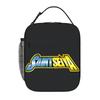 1 Piece Zipper Closure Element Storage Bag Pocket Saint Seiya School Lunch Food Box Reusable For Lunch Food Bag