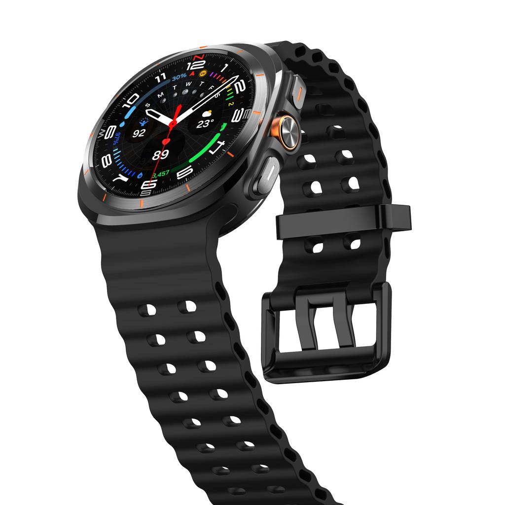 Ремешок для часов Samsung Galaxy Watch Ultra 47 мм, спортивный силиконовый ремешок, браслет для часов GalaxyWatch Ultra, аксессуары