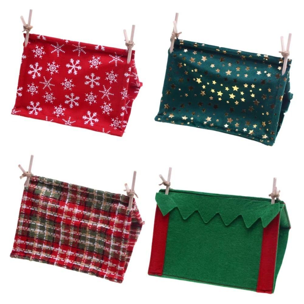 Christmas Decor Doll House Tent Simulated Outdoor Miniature Tent Model  Doll Accessories