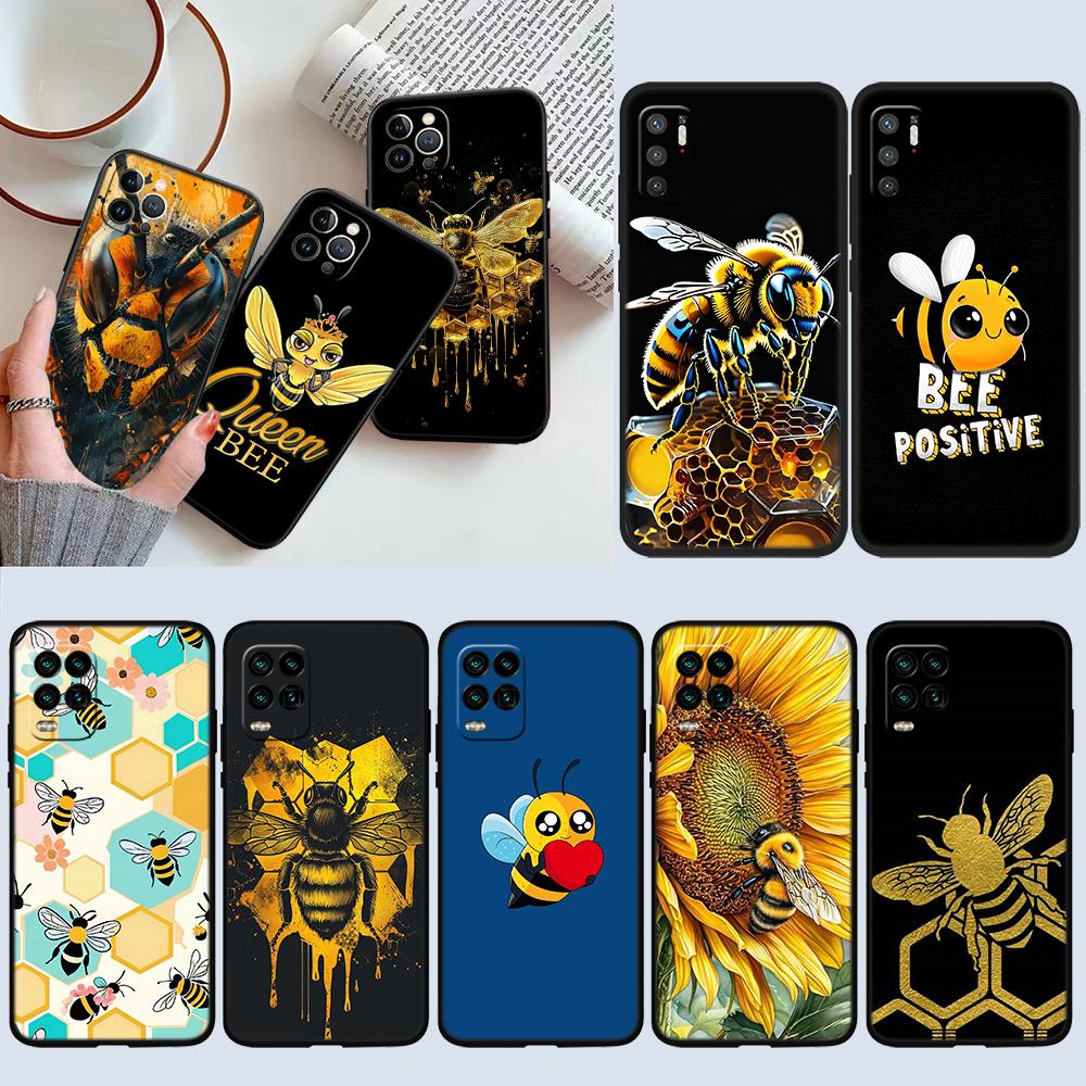UP7 Art Bees Cartoon New High-End Shell Phone Case for Xiaomi Poco C40 C50 C51 C55 C65 C71 C75 F3 F5 F6 F7 M2 M3 Pro Ultra